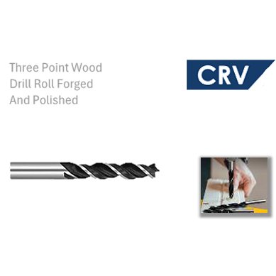 APT Twist Drill Bit, Chrome Vanadium, 12mm (9640070012)