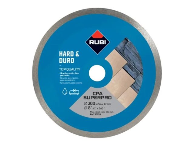 H.M 45 د V.GOOD FINISH 8" صنية الماظ بورسلين روبي (CPA 200 S- PRO 30926)