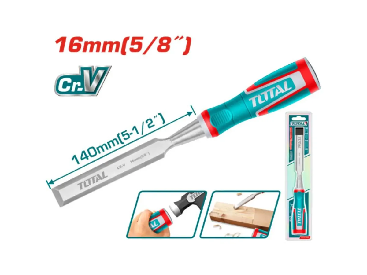 ازميل 16 مم توتال (THT41166)