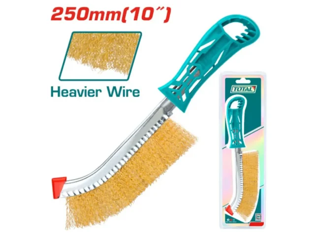 Total Wire Brush, Plastic Handle, 250 mm (THT92102)
